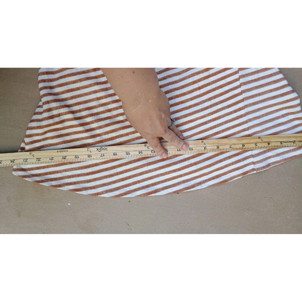 Bucket List Striped Two Tone Wide Leg Jumpsuit Small Medium Beach Lounge - Picture 8 of 8